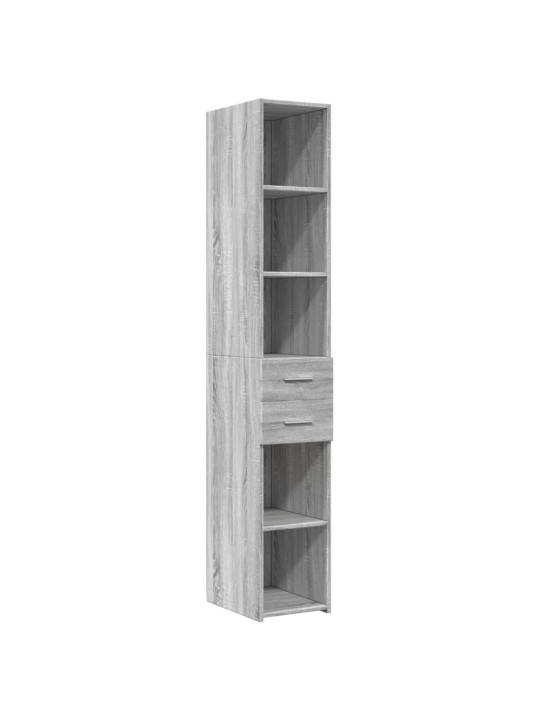Skříň highboard šedá sonoma 30 x 42,5 x 185 cm kompozitní dřevo