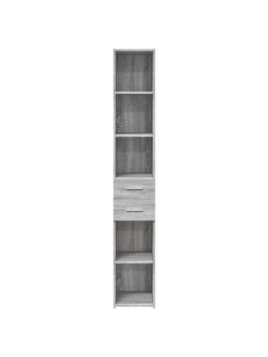 Skříň highboard šedá sonoma 30 x 42,5 x 185 cm kompozitní dřevo