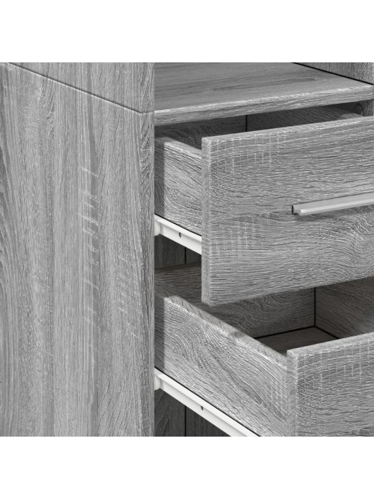 Skříň highboard šedá sonoma 30 x 42,5 x 185 cm kompozitní dřevo