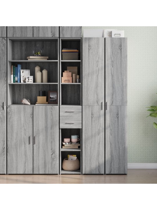 Skříň highboard šedá sonoma 30 x 42,5 x 185 cm kompozitní dřevo