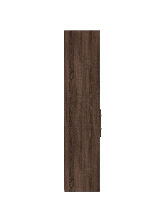 Skříň highboard hnědý dub 30 x 42,5 x 185 cm kompozitní dřevo