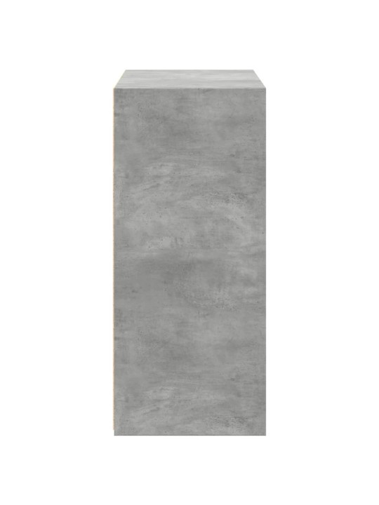Příborník betonově šedý 70 x 41 x 93 cm kompozitní dřevo