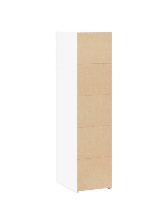 Skříň highboard bílá 30 x 41 x 124 cm kompozitní dřevo