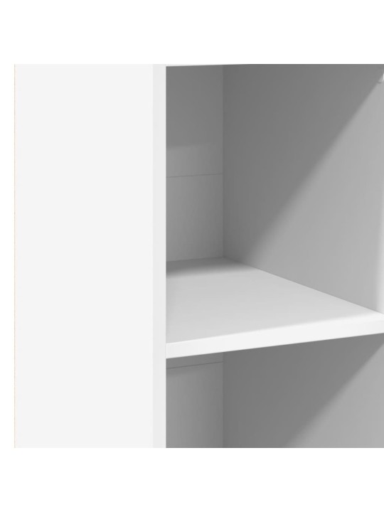 Skříň highboard bílá 30 x 41 x 124 cm kompozitní dřevo