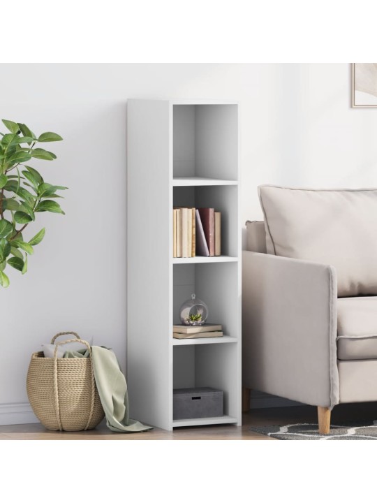 Skříň highboard bílá 30 x 41 x 124 cm kompozitní dřevo