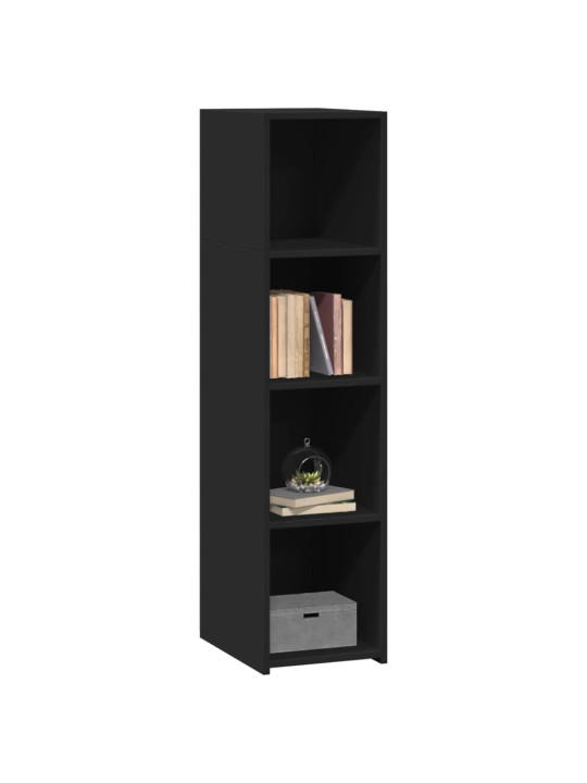 Skříň highboard černá 30 x 41 x 124 cm kompozitní dřevo
