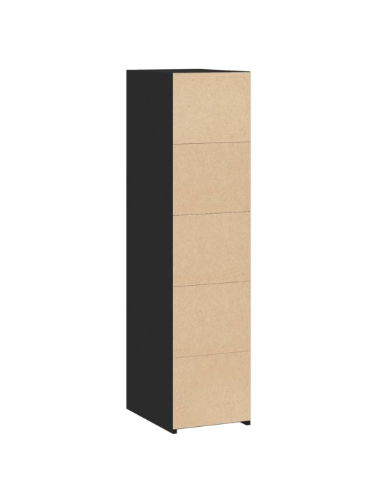 Skříň highboard černá 30 x 41 x 124 cm kompozitní dřevo