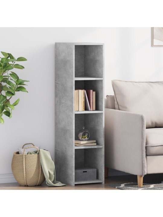 Skříň highboard betonově šedá 30 x 41 x 124 cm kompozitní dřevo