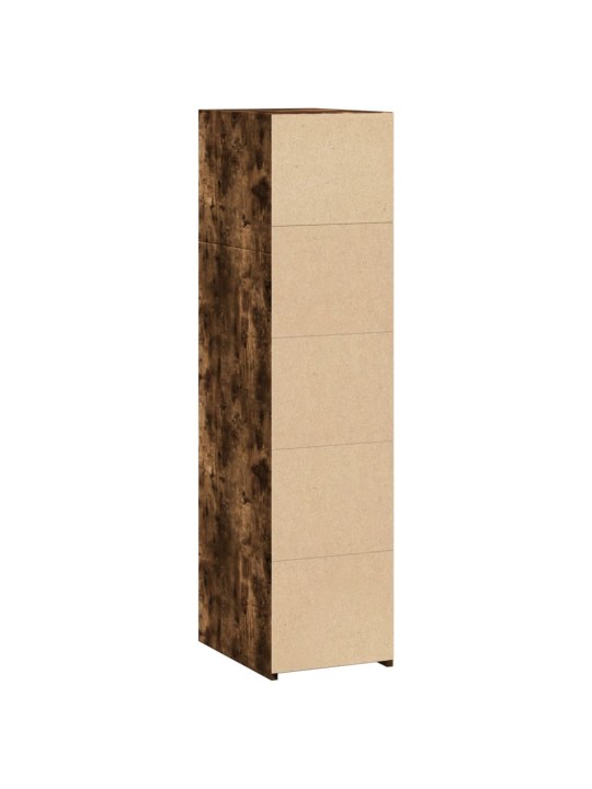 Skříň highboard kouřový dub 30 x 41 x 124 cm kompozitní dřevo