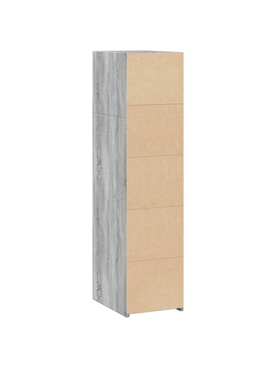 Skříň highboard šedá sonoma 30 x 41 x 124 cm kompozitní dřevo