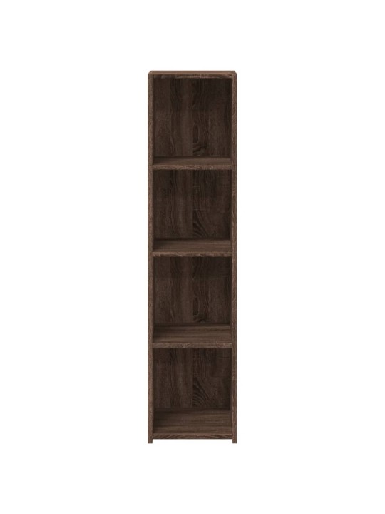 Skříň highboard hnědý dub 30 x 41 x 124 cm kompozitní dřevo