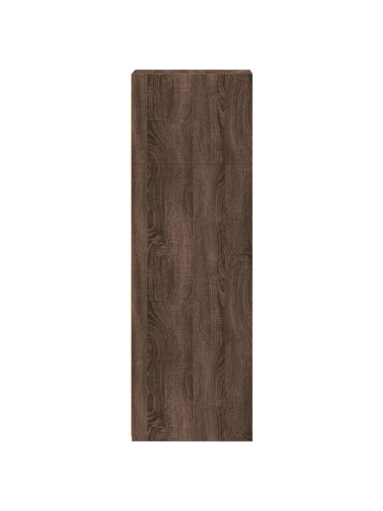 Skříň highboard hnědý dub 30 x 41 x 124 cm kompozitní dřevo