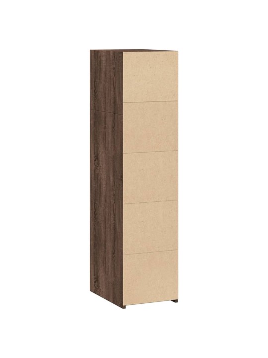 Skříň highboard hnědý dub 30 x 41 x 124 cm kompozitní dřevo