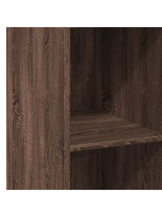 Skříň highboard hnědý dub 30 x 41 x 124 cm kompozitní dřevo