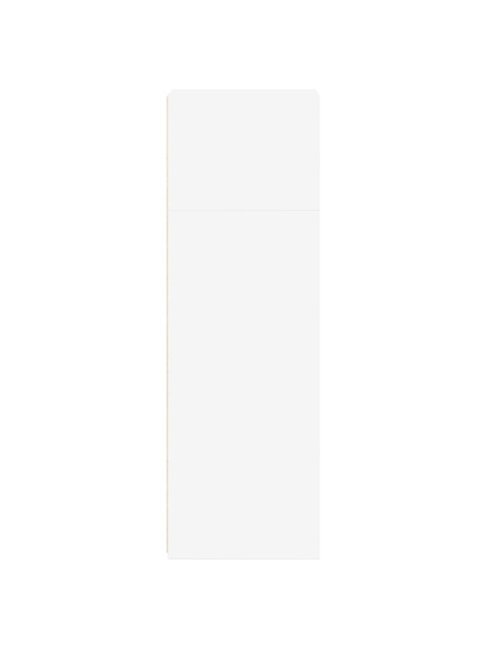 Skříň highboard bílá 40 x 41 x 124 cm kompozitní dřevo