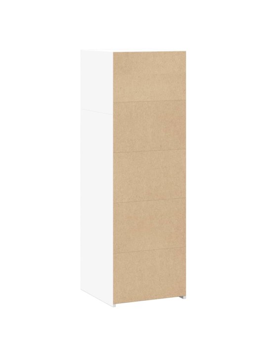 Skříň highboard bílá 40 x 41 x 124 cm kompozitní dřevo