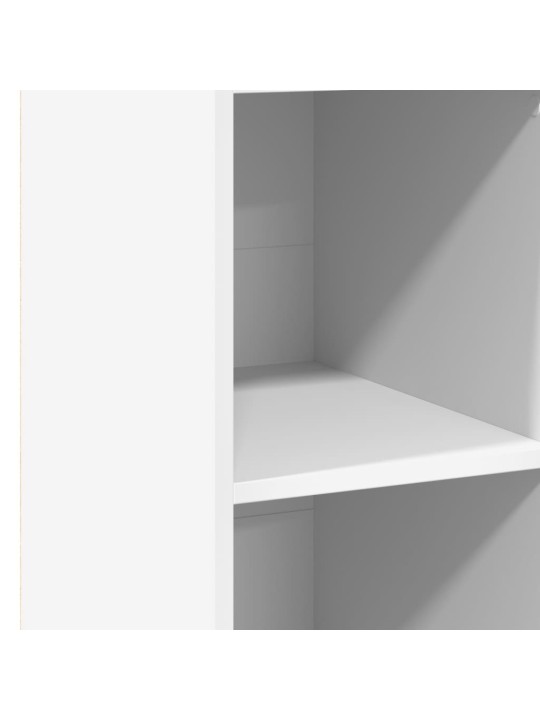 Skříň highboard bílá 40 x 41 x 124 cm kompozitní dřevo