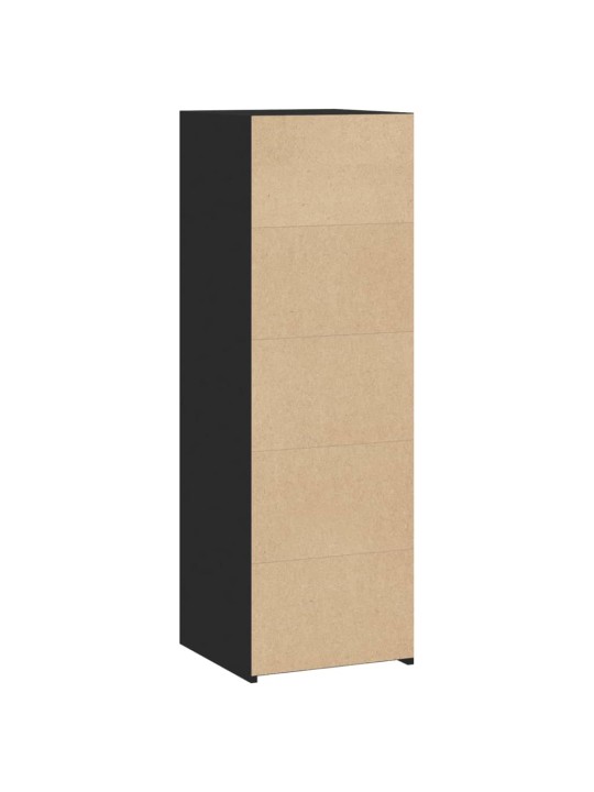 Skříň highboard černá 40 x 41 x 124 cm kompozitní dřevo