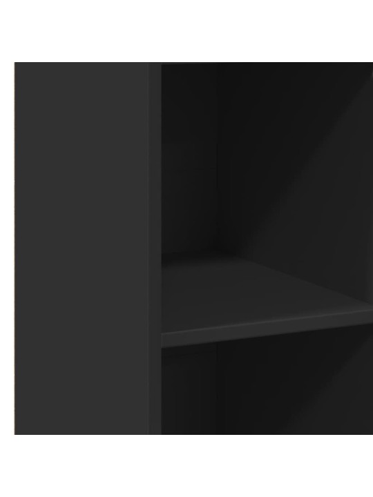 Skříň highboard černá 40 x 41 x 124 cm kompozitní dřevo