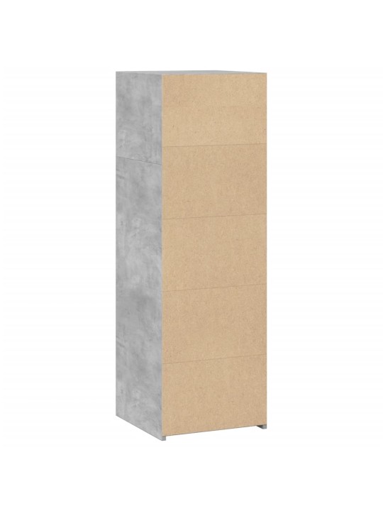 Skříň highboard betonově šedá 40 x 41 x 124 cm kompozitní dřevo