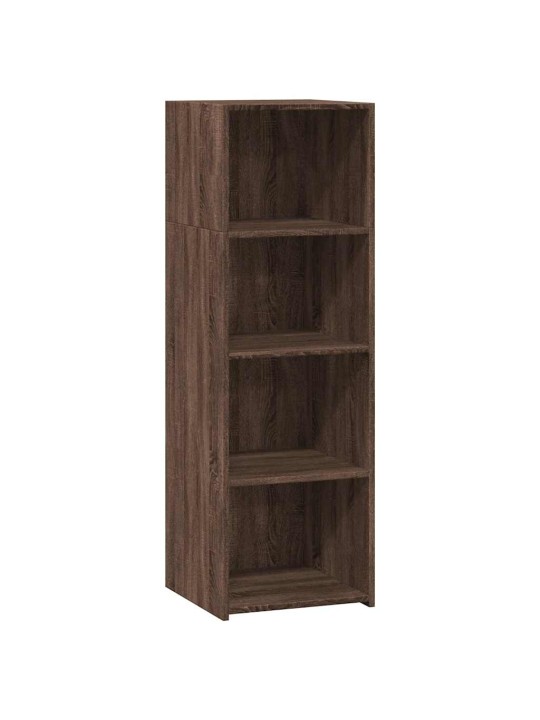 Skříň highboard hnědý dub 40 x 41 x 124 cm kompozitní dřevo