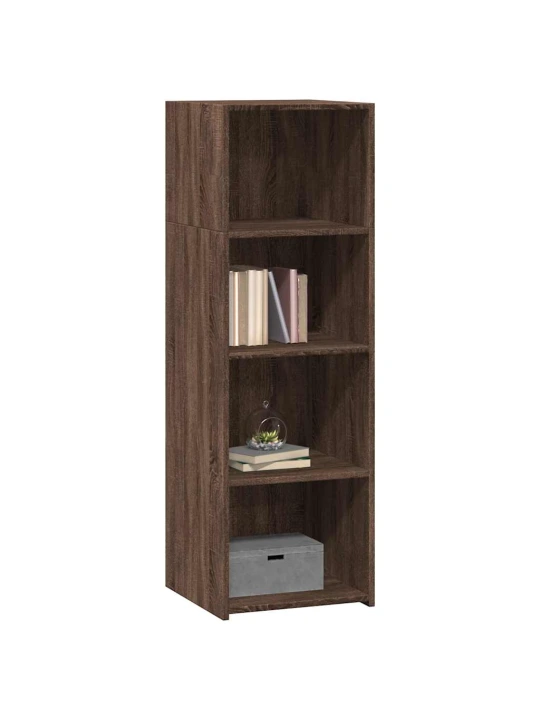 Skříň highboard hnědý dub 40 x 41 x 124 cm kompozitní dřevo