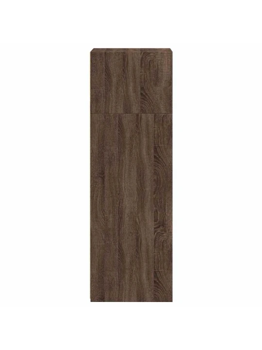 Skříň highboard hnědý dub 40 x 41 x 124 cm kompozitní dřevo