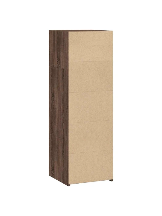 Skříň highboard hnědý dub 40 x 41 x 124 cm kompozitní dřevo