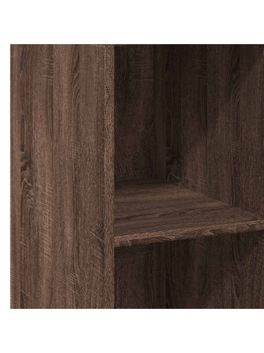 Skříň highboard hnědý dub 40 x 41 x 124 cm kompozitní dřevo