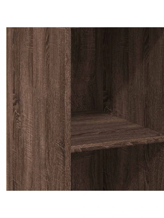 Skříň highboard hnědý dub 40 x 41 x 124 cm kompozitní dřevo