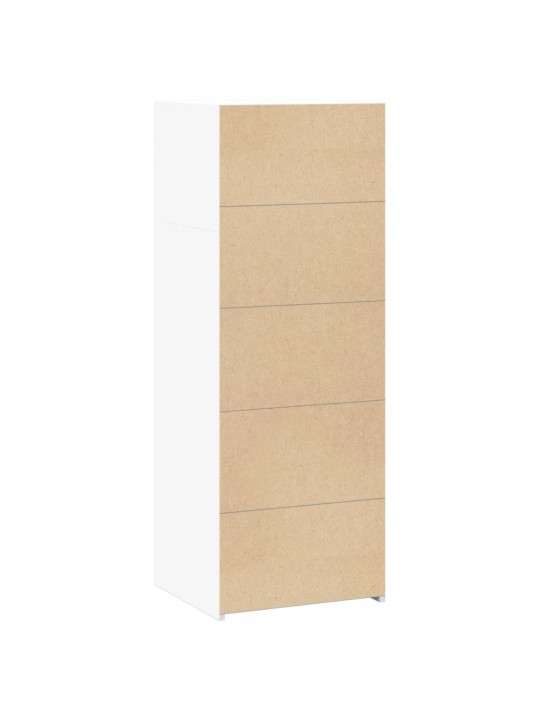 Skříň highboard bílá 45 x 41 x 124 cm kompozitní dřevo