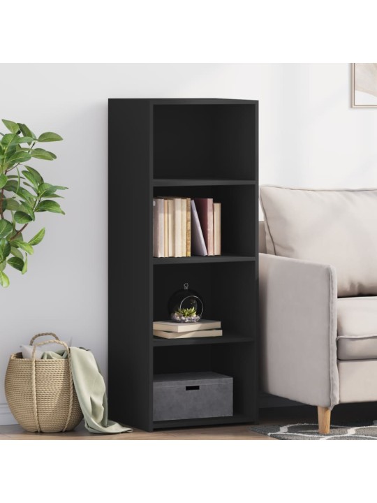 Skříň highboard černá 45 x 41 x 124 cm kompozitní dřevo