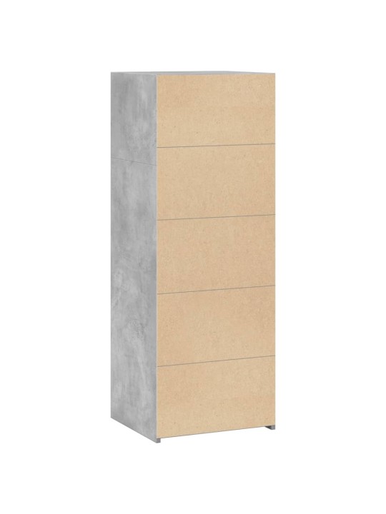 Skříň highboard betonově šedá 45 x 41 x 124 cm kompozitní dřevo