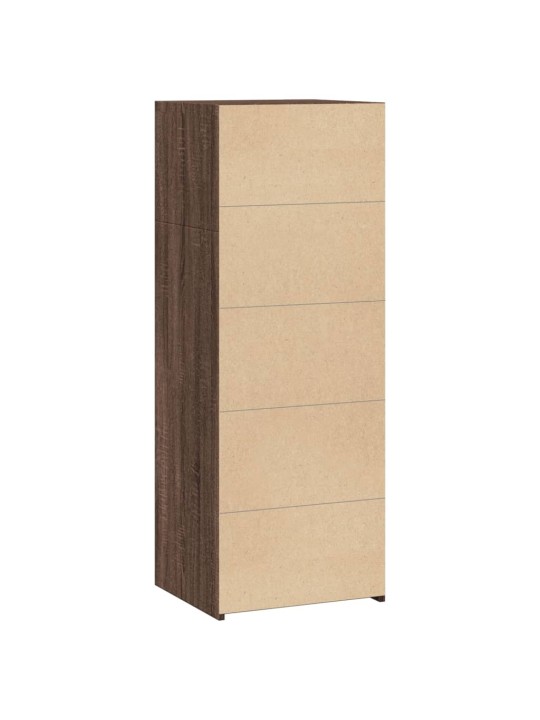 Skříň highboard hnědý dub 45 x 41 x 124 cm kompozitní dřevo