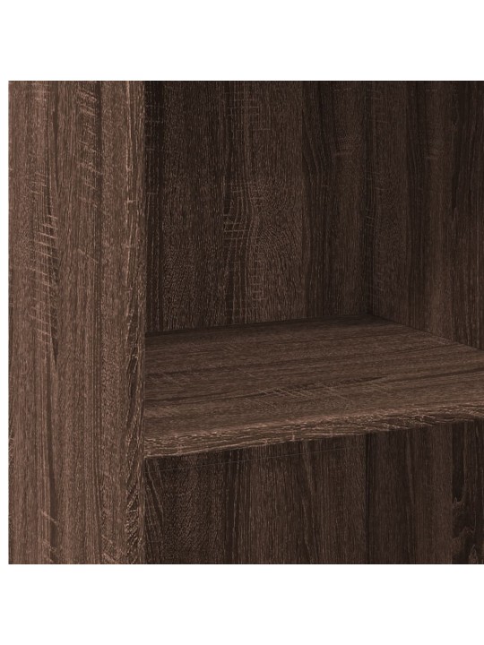 Skříň highboard hnědý dub 45 x 41 x 124 cm kompozitní dřevo