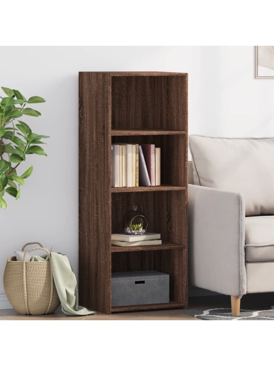 Skříň highboard hnědý dub 45 x 41 x 124 cm kompozitní dřevo