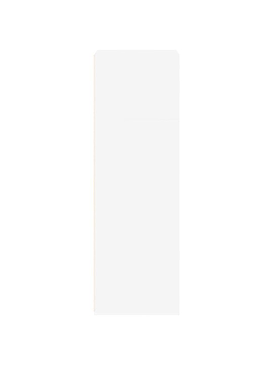 Skříň highboard bílá 50 x 41 x 124 cm kompozitní dřevo