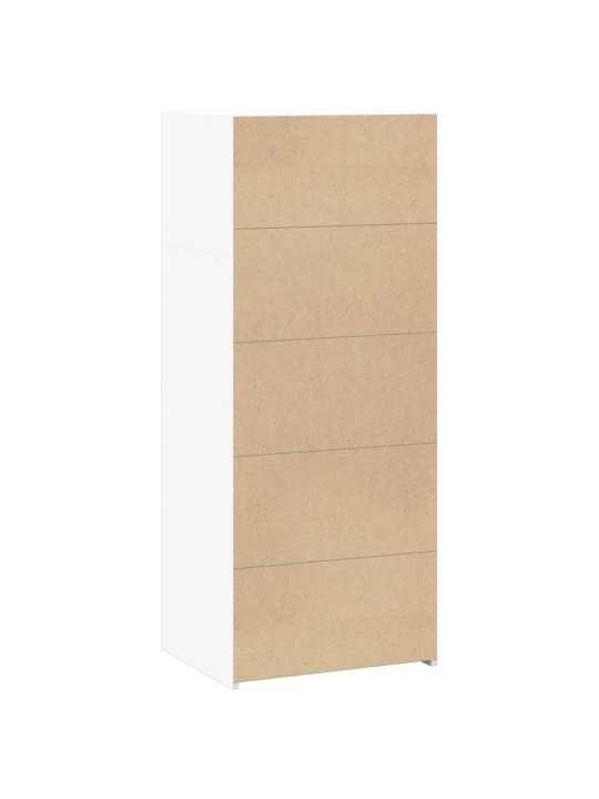 Skříň highboard bílá 50 x 41 x 124 cm kompozitní dřevo