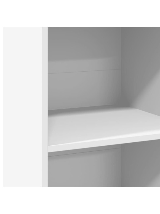 Skříň highboard bílá 50 x 41 x 124 cm kompozitní dřevo