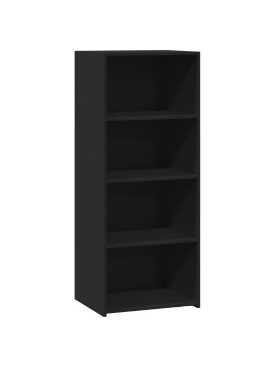 Skříň highboard černá 50 x 41 x 124 cm kompozitní dřevo