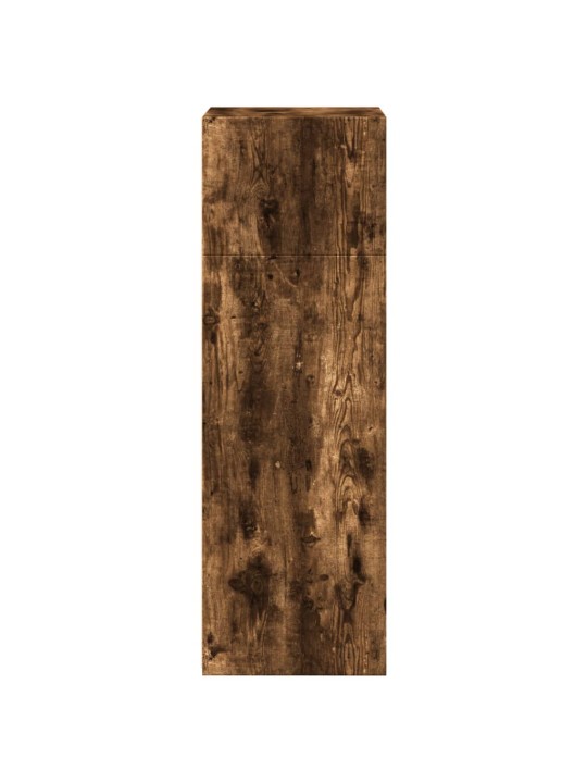 Skříň highboard kouřový dub 50 x 41 x 124 cm kompozitní dřevo