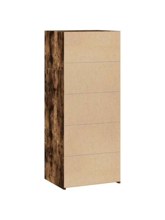 Skříň highboard kouřový dub 50 x 41 x 124 cm kompozitní dřevo