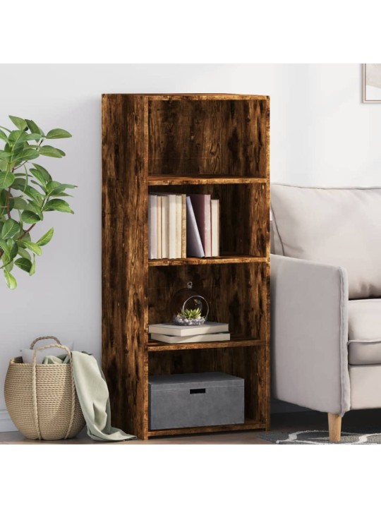 Skříň highboard kouřový dub 50 x 41 x 124 cm kompozitní dřevo