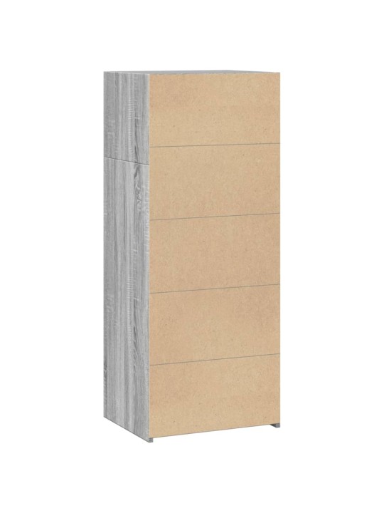 Skříň highboard šedá sonoma 50 x 41 x 124 cm kompozitní dřevo
