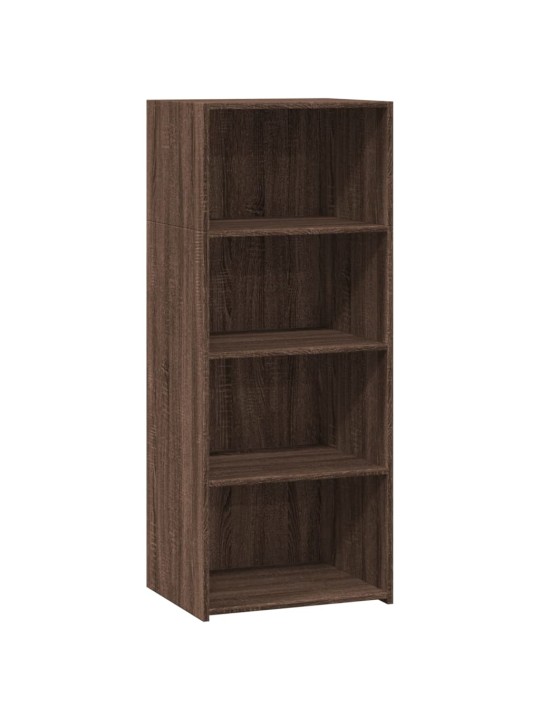 Skříň highboard hnědý dub 50 x 41 x 124 cm kompozitní dřevo