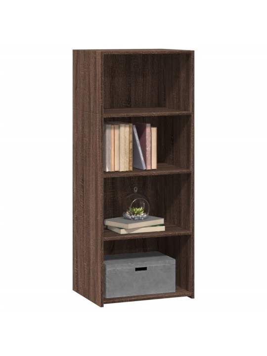 Skříň highboard hnědý dub 50 x 41 x 124 cm kompozitní dřevo