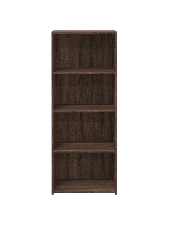 Skříň highboard hnědý dub 50 x 41 x 124 cm kompozitní dřevo