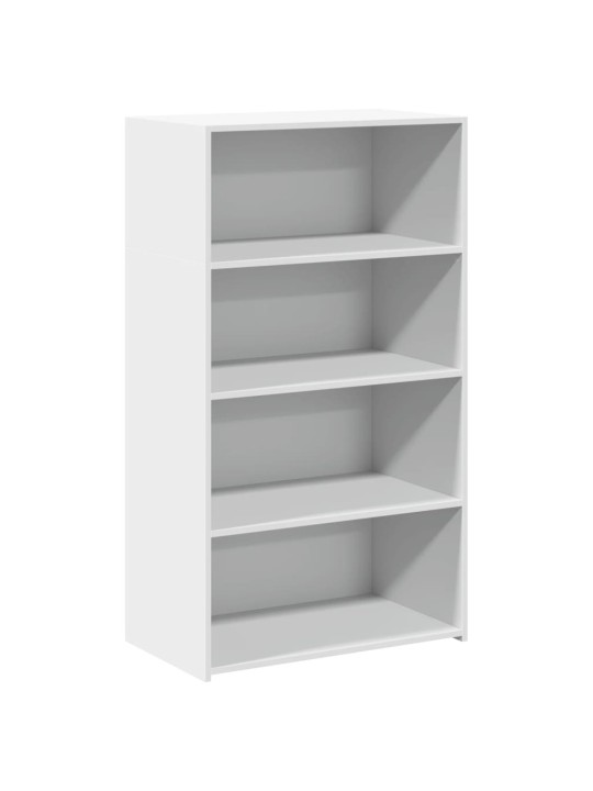 Skříň highboard bílá 70 x 41 x 124 cm kompozitní dřevo