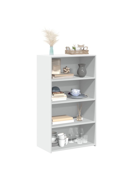 Skříň highboard bílá 70 x 41 x 124 cm kompozitní dřevo