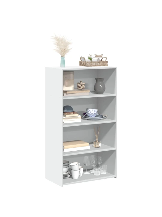 Skříň highboard bílá 70 x 41 x 124 cm kompozitní dřevo